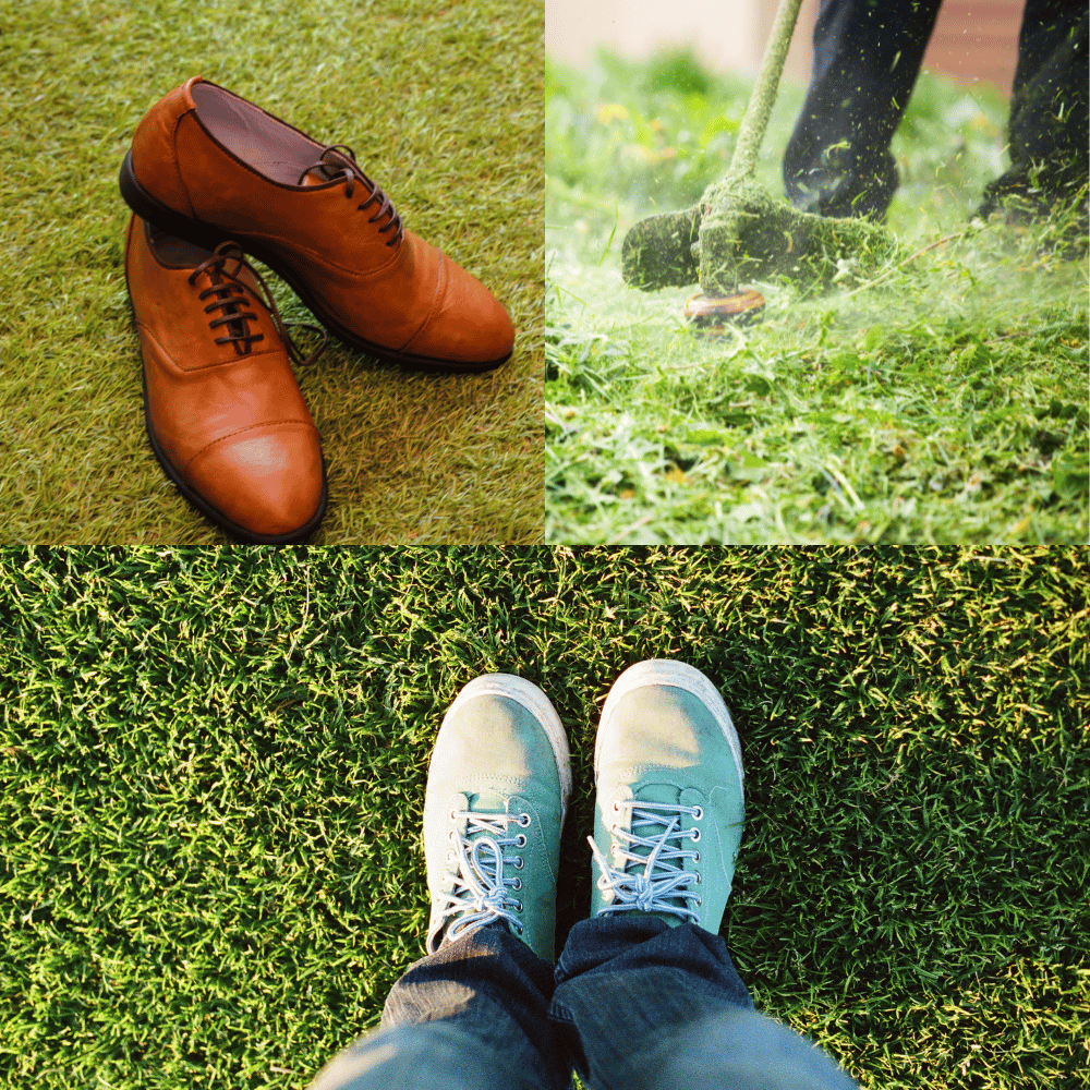 Best Shoes for Effortless Grass Cutting