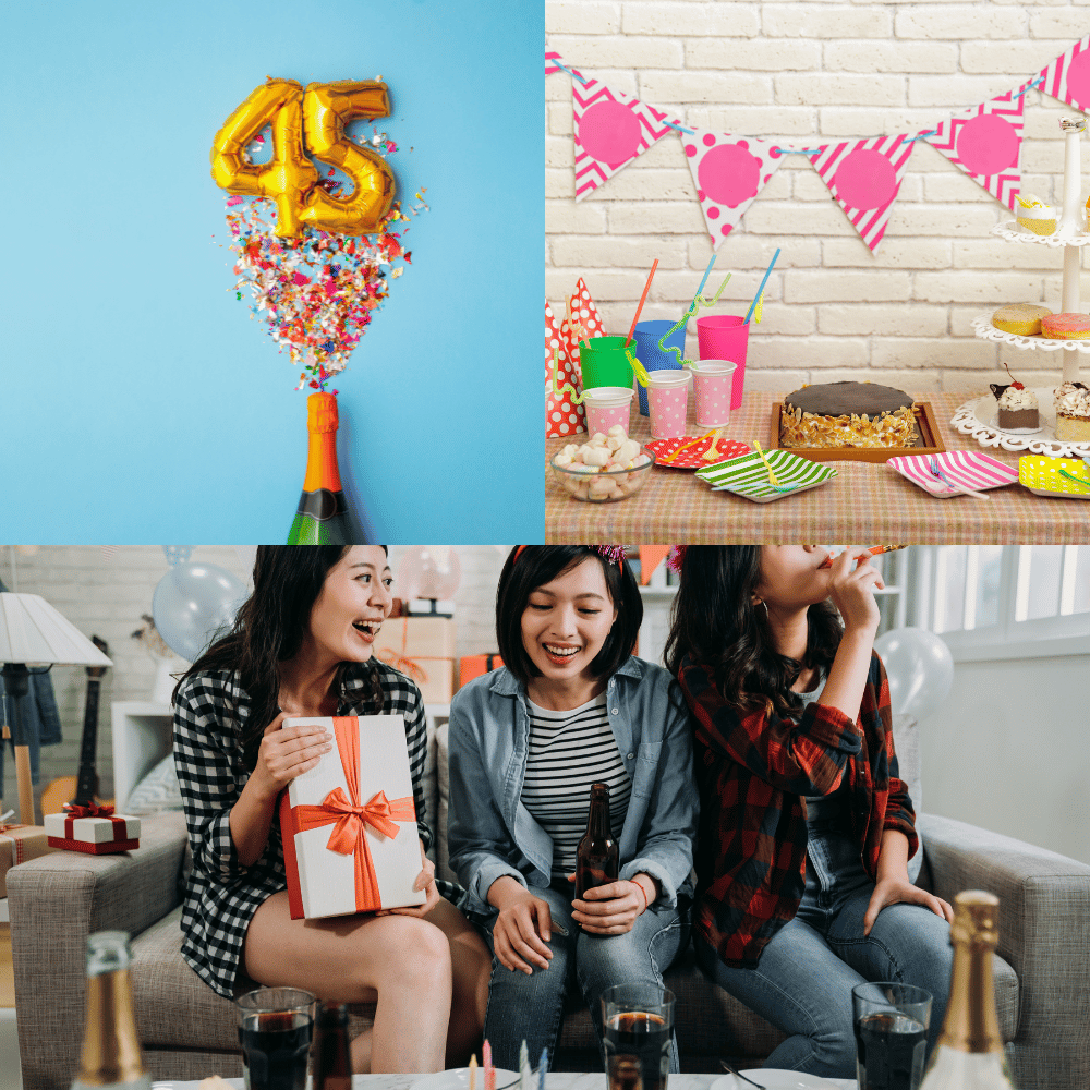Celebrating a Milestone: Colors for 45th Birthday Party Supplies
