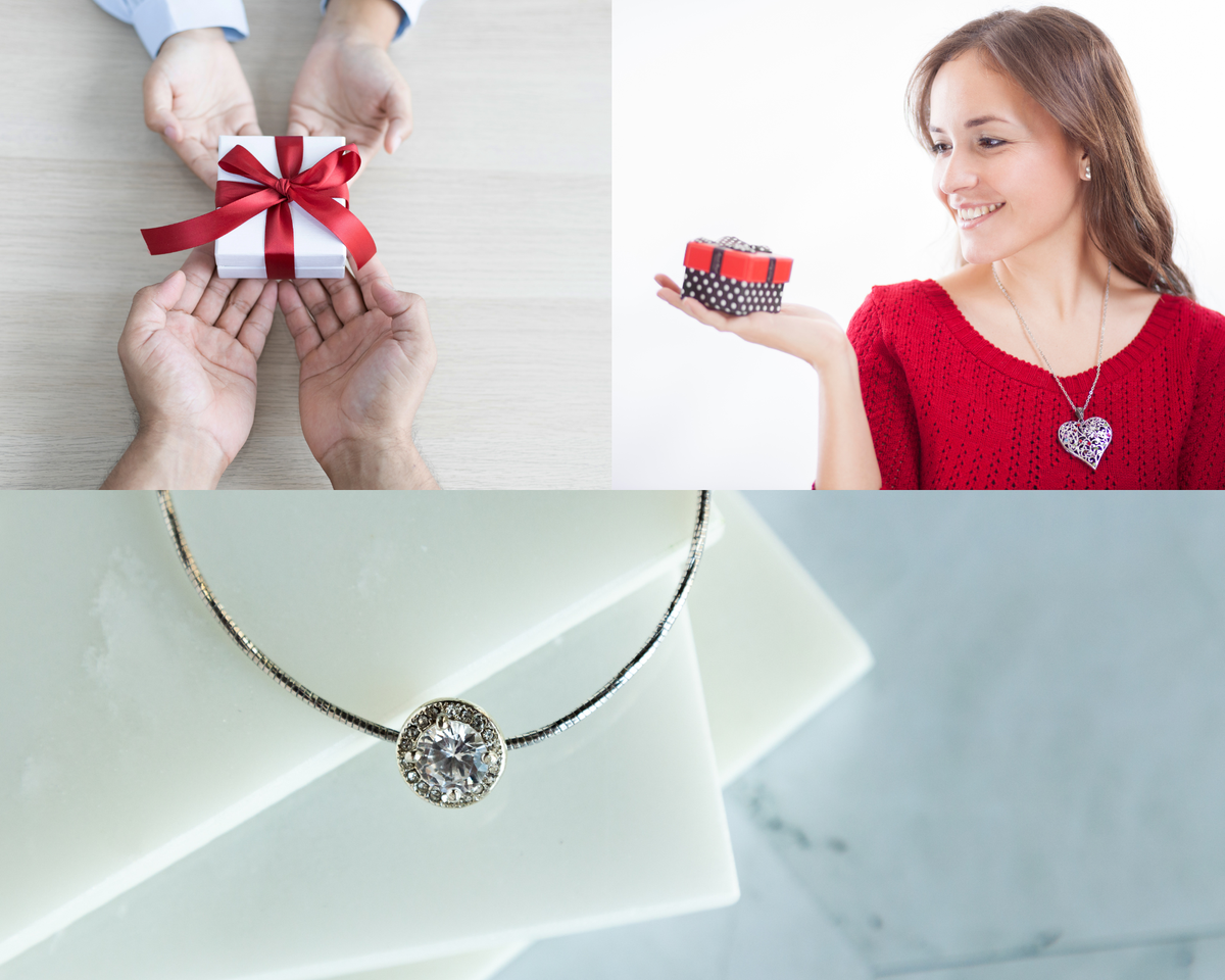 To My Girlfriend: Personalized Gifts Necklace